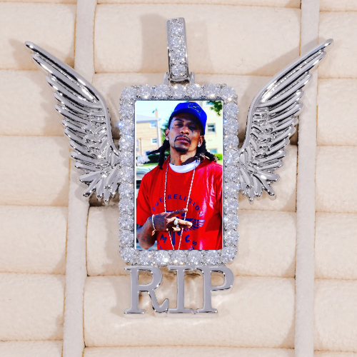 RIP WING 3D CUSTOM PICTURE PENDANT