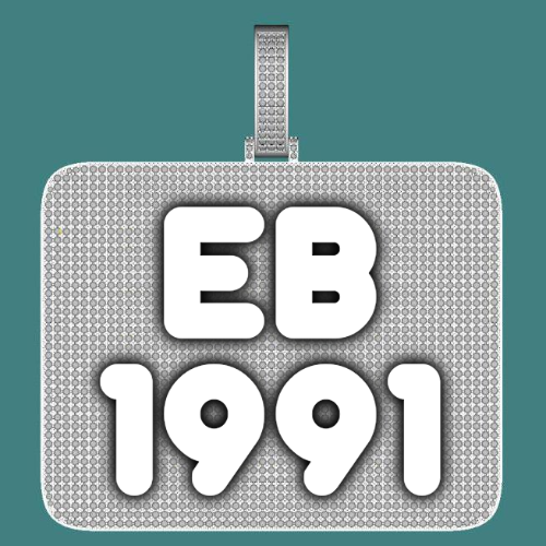 CUSTOM LETTER NECKLACE 3D BIG SQUARE