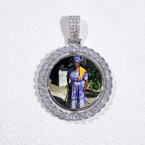 3D Spinning 2-Faced Custom Picture Pendant