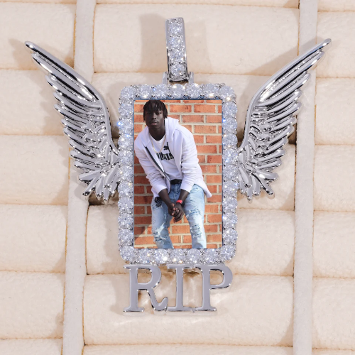 RIP WING 3D CUSTOM PICTURE PENDANT