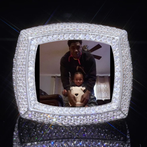 3D CUSTOM PICTURE ICED RING