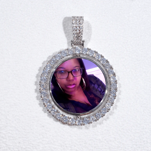 3D Spinning 2-Faced Custom Picture Pendant