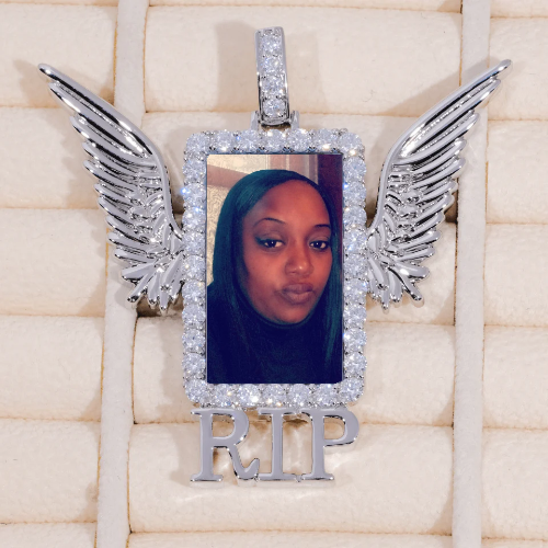RIP WING 3D CUSTOM PICTURE PENDANT