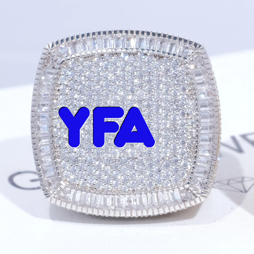 CUSTOM LETTER 3D ICED RING