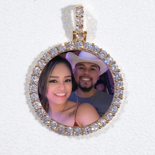 3D CIRCLE CUSTOM PICTURE PENDANT SMALL SIZE