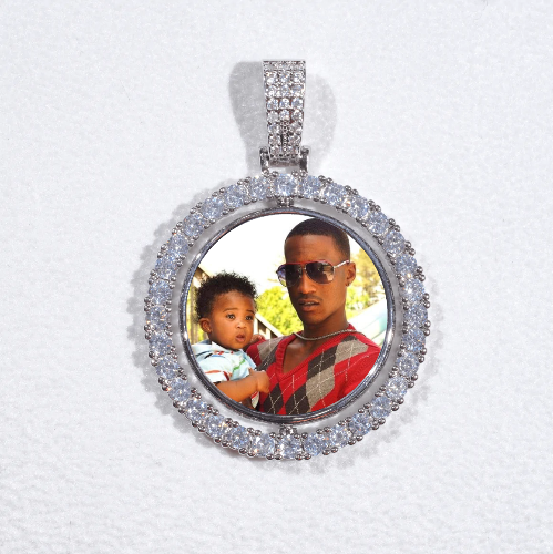 3D Spinning 2-Faced Custom Picture Pendant