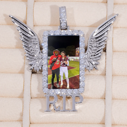 RIP WING 3D CUSTOM PICTURE PENDANT