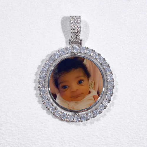 3D Spinning 2-Faced Custom Picture Pendant