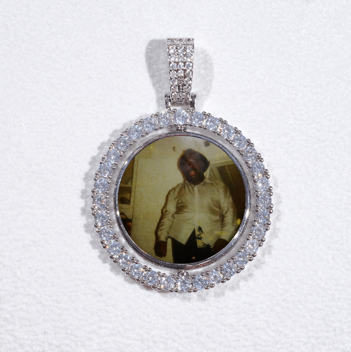 3D Spinning 2-Faced Custom Picture Pendant
