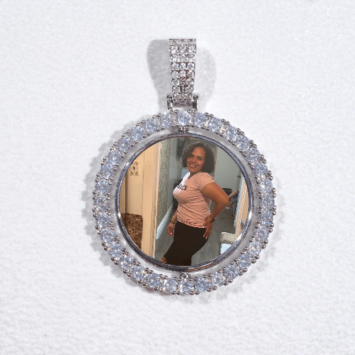 3D Spinning 2-Faced Custom Picture Pendant