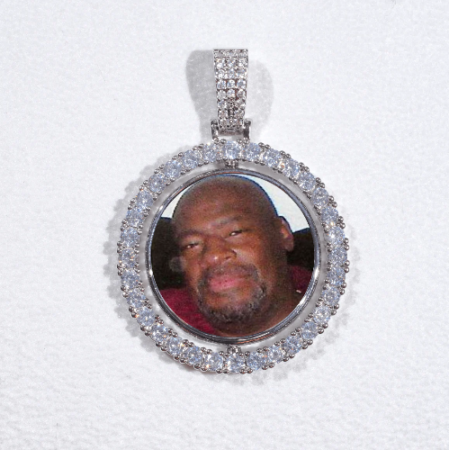 3D Spinning 2-Faced Custom Picture Pendant