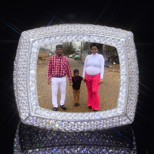 3D CUSTOM PICTURE ICED RING