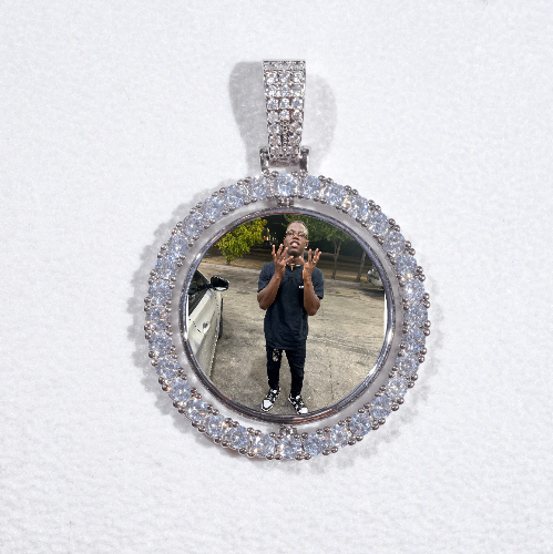 3D Spinning 2-Faced Custom Picture Pendant