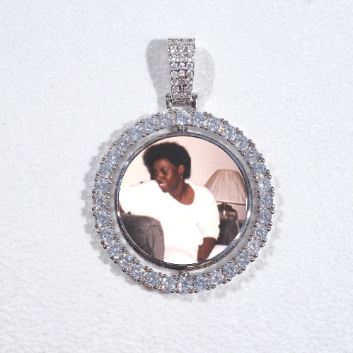 3D Spinning 2-Faced Custom Picture Pendant