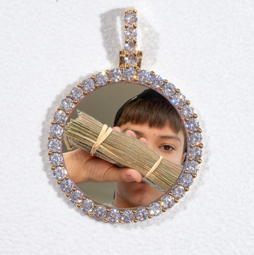 3D CIRCLE CUSTOM PICTURE PENDANT SMALL SIZE