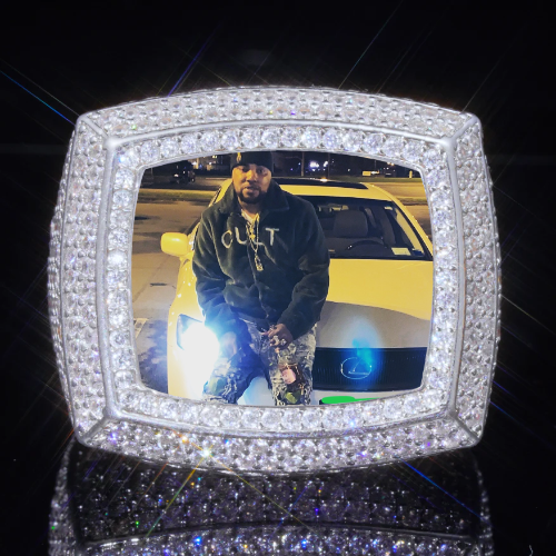 3D CUSTOM PICTURE ICED RING