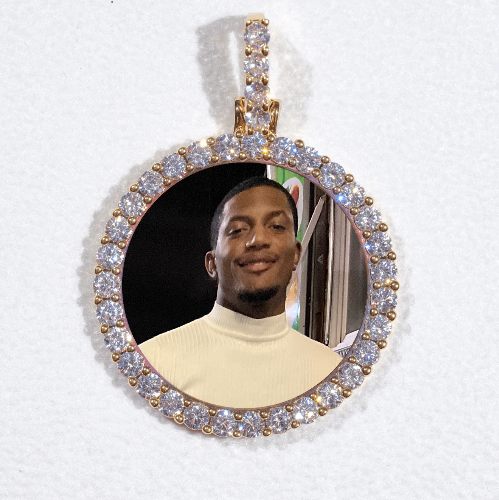 3D CIRCLE CUSTOM PICTURE PENDANT SMALL SIZE