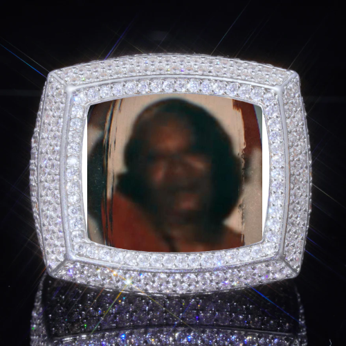3D CUSTOM PICTURE ICED RING