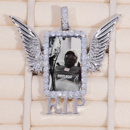 RIP WING 3D CUSTOM PICTURE PENDANT