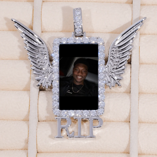 RIP WING 3D CUSTOM PICTURE PENDANT