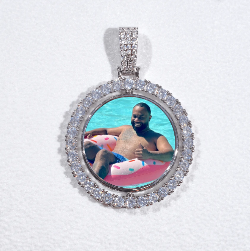 3D Spinning 2-Faced Custom Picture Pendant
