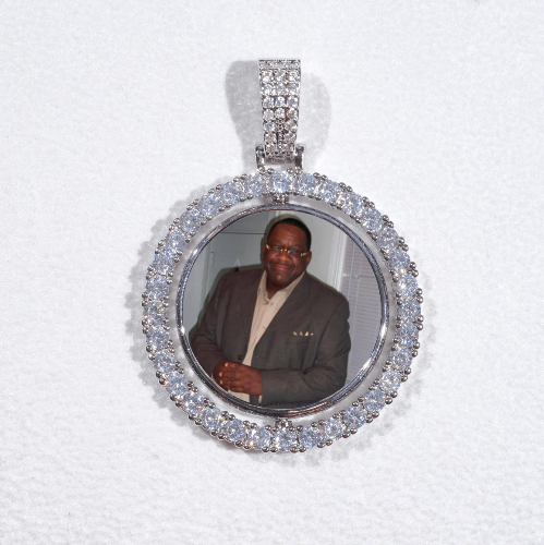 3D Spinning 2-Faced Custom Picture Pendant