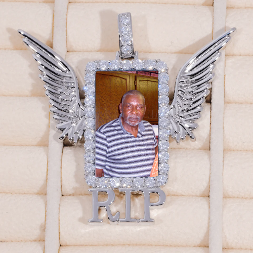 RIP WING 3D CUSTOM PICTURE PENDANT