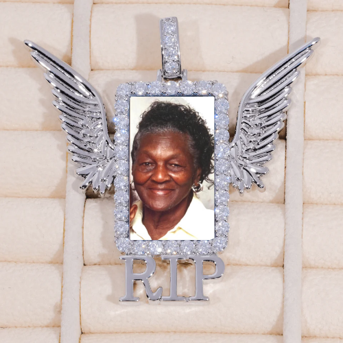 RIP WING 3D CUSTOM PICTURE PENDANT