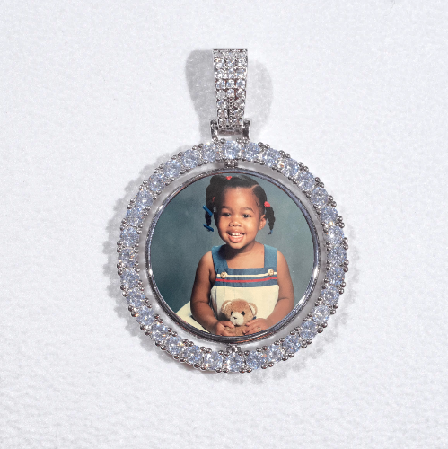 3D Spinning 2-Faced Custom Picture Pendant