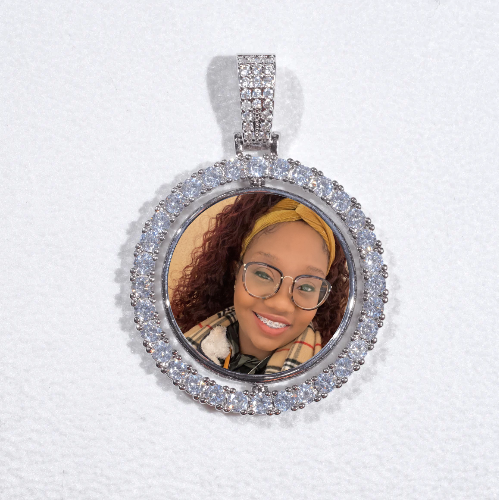 3D Spinning 2-Faced Custom Picture Pendant