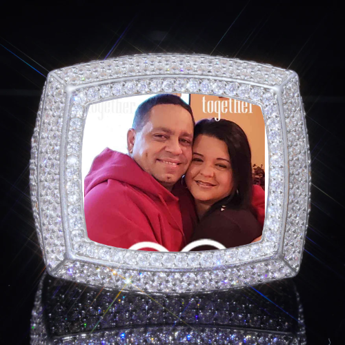 3D CUSTOM PICTURE ICED RING