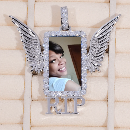 RIP WING 3D CUSTOM PICTURE PENDANT