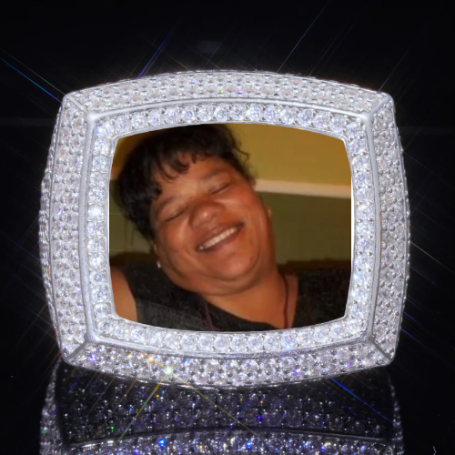 3D CUSTOM PICTURE ICED RING