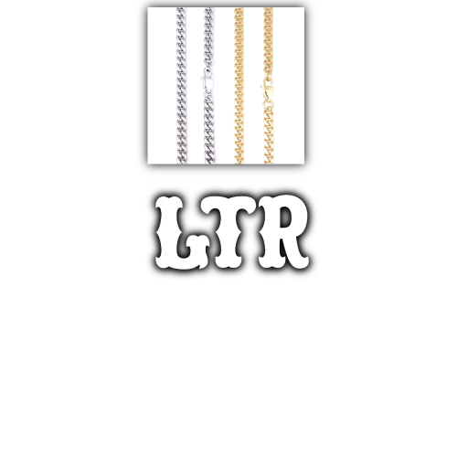 Custom Letters Freibeuter Font Necklace