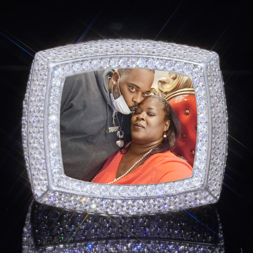 3D CUSTOM PICTURE ICED RING