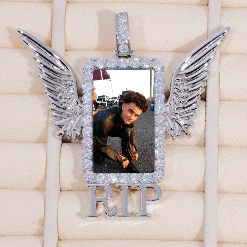 RIP WING 3D CUSTOM PICTURE PENDANT