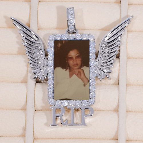 RIP WING 3D CUSTOM PICTURE PENDANT