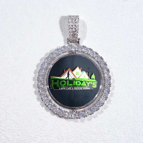 3D Spinning 2-Faced Custom Picture Pendant