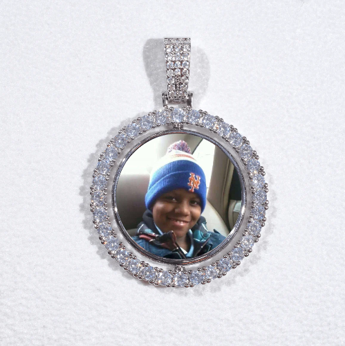 3D Spinning 2-Faced Custom Picture Pendant
