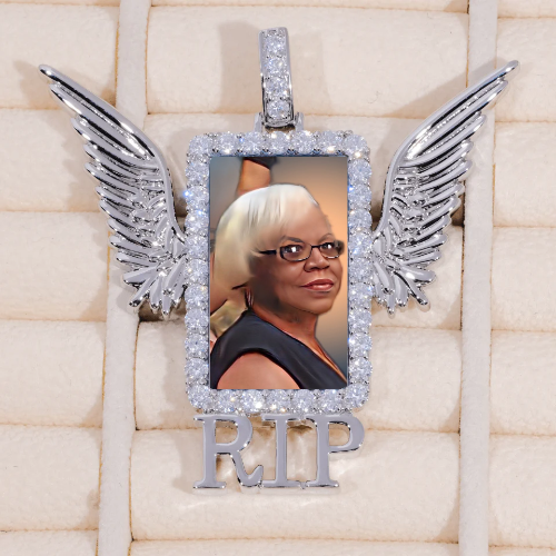 RIP WING 3D CUSTOM PICTURE PENDANT
