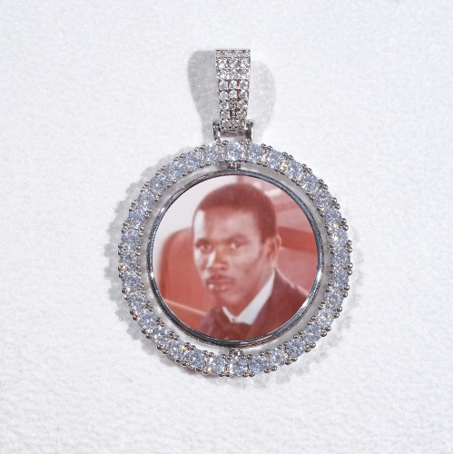 3D Spinning 2-Faced Custom Picture Pendant