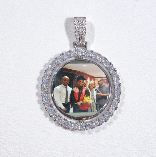 3D Spinning 2-Faced Custom Picture Pendant