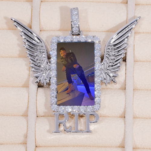 RIP WING 3D CUSTOM PICTURE PENDANT