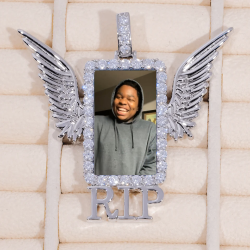RIP WING 3D CUSTOM PICTURE PENDANT