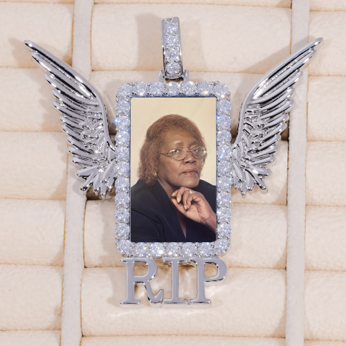 RIP WING 3D CUSTOM PICTURE PENDANT