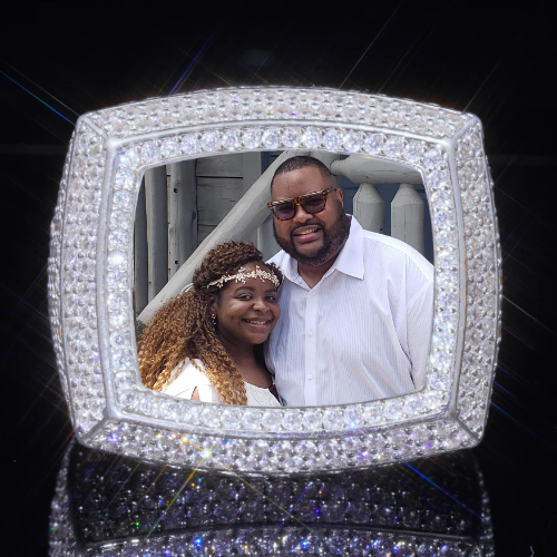 3D CUSTOM PICTURE ICED RING