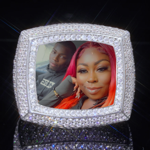 3D CUSTOM PICTURE ICED RING