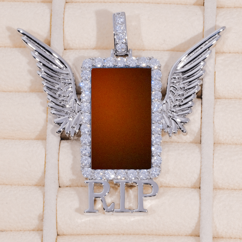 RIP WING 3D CUSTOM PICTURE PENDANT