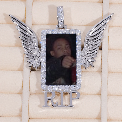 RIP WING 3D CUSTOM PICTURE PENDANT