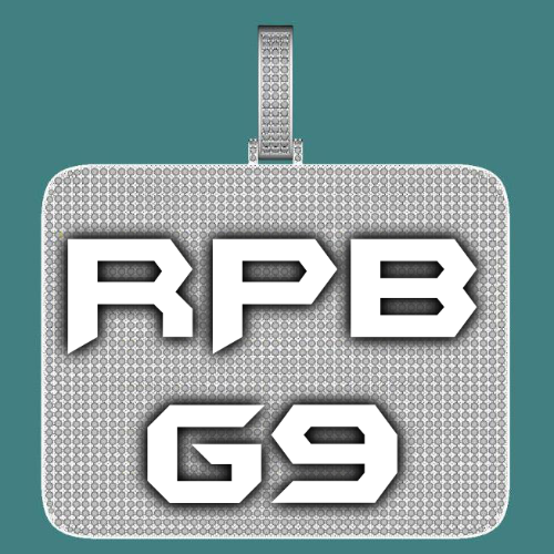 CUSTOM LETTER NECKLACE 3D BIG SQUARE